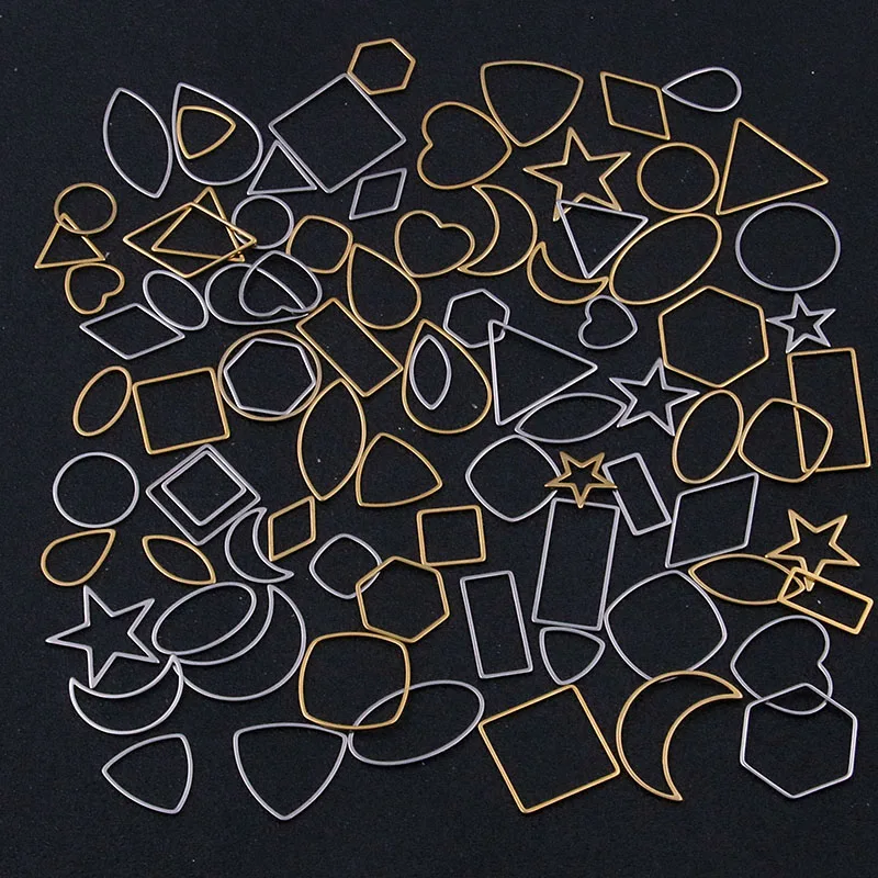 20 шт., рамка для подвесок из нержавеющей стали, 2 цвета 
20 шт., рамка для подвесок из нержавеющей стали, 2 цвета