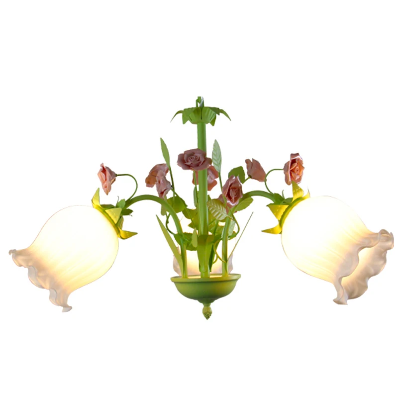 American European Style Restaurant Iron Pink Rose Ceramic Flowers Korean Children's Room Pendant Light hanglamp
American European Style Restaurant Iron Pink Rose Ceramic Flowers Korean Children's Room Pendant Light hanglamp