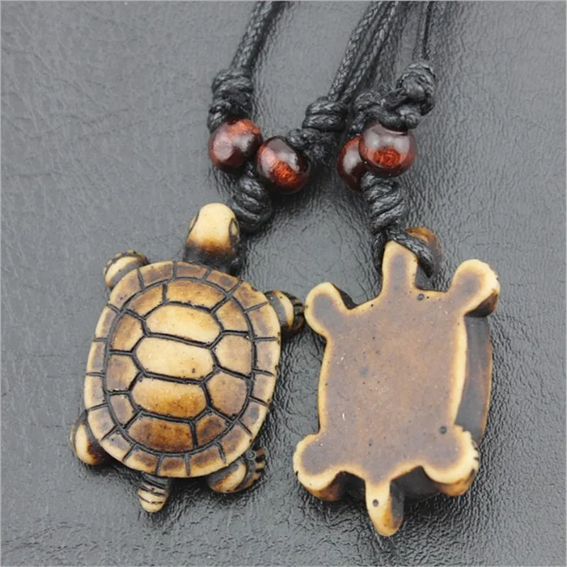 Fashion Men Women's Imitation Yak Bone Cute Tortoise Hawaii Tribal Surfer Sea Turtles Charms Pendant Necklace amulet Gifts
Fashion Men Women's Imitation Yak Bone Cute Tortoise Hawaii Tribal Surfer Sea Turtles Charms Pendant Necklace amulet Gifts