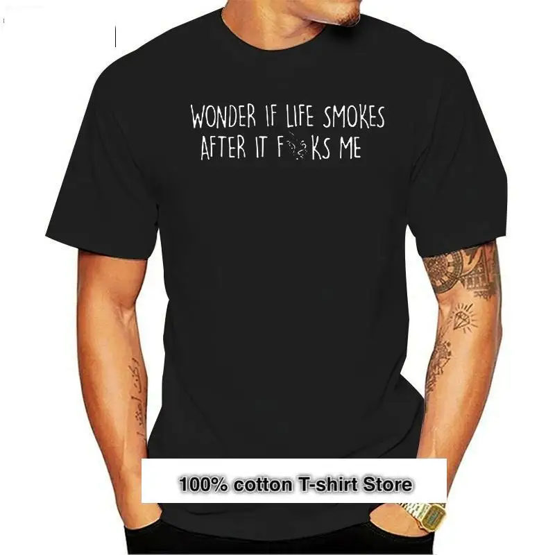 Camiseta de Wonder If Life Somkes для мужчин и женщин, ropa para parte superior masculina
Camiseta de Wonder If Life Somkes для мужчин и женщин, ropa para parte superior masculina