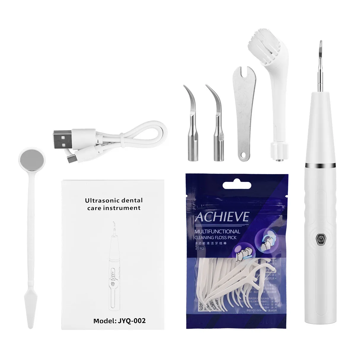 CkeyiN Ultrasonic Dental Scaler USB Charging Calculus Remover Tooth Scraper Cleaner Teeth Whitening Cleaning Tool Dental Care
CkeyiN Ultrasonic Dental Scaler USB Charging Calculus Remover Tooth Scraper Cleaner Teeth Whitening Cleaning Tool Dental Care