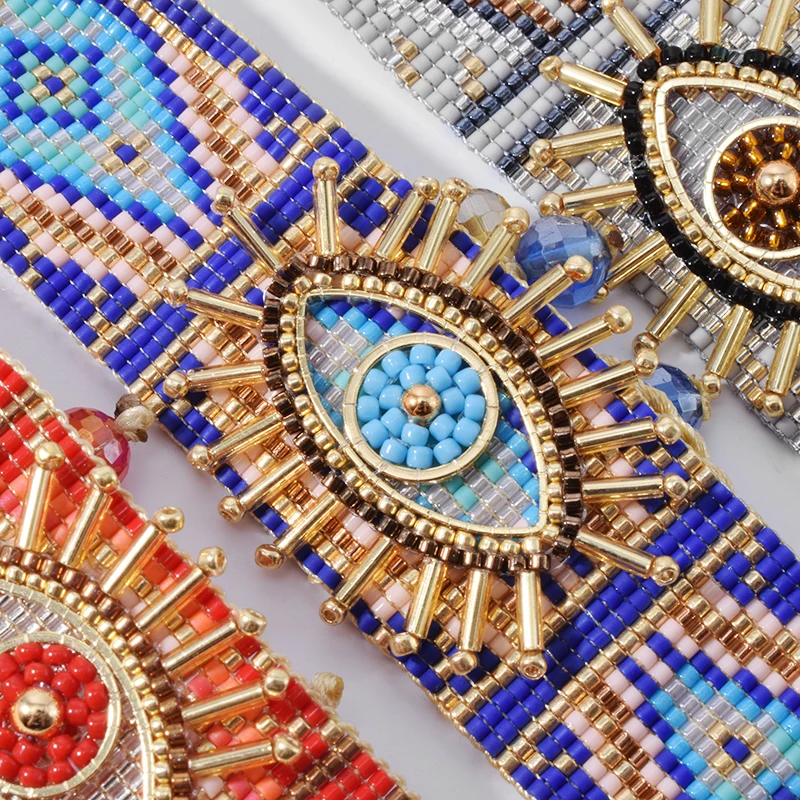 3D Evil Eye Bracelets For Women Trendy Jewelry MIYUKI Beads Bracelets Lucky Pulseras Mujer Moda 2020 Handmade Woven Friendship
3D Evil Eye Bracelets For Women Trendy Jewelry MIYUKI Beads Bracelets Lucky Pulseras Mujer Moda 2020 Handmade Woven Friendship