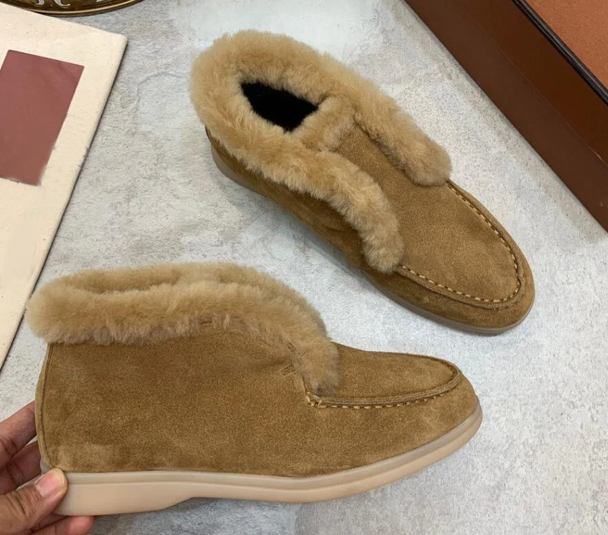 Comfortable Fashion Winter Women Ankle Snow Boots Cow Suede Nubuck Leather Cross Strap Flat Bottom Gray Boots New Arrival 2020
Comfortable Fashion Winter Women Ankle Snow Boots Cow Suede Nubuck Leather Cross Strap Flat Bottom Gray Boots New Arrival 2020