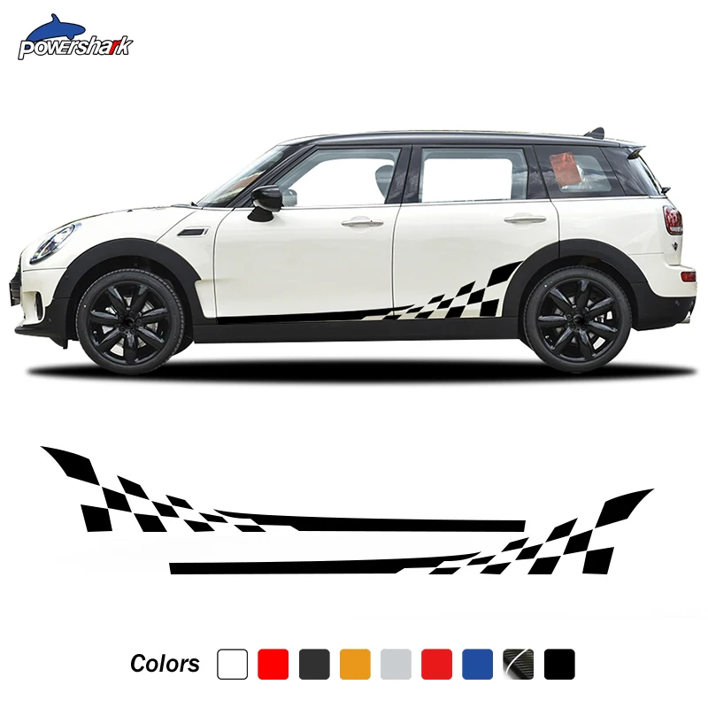 Racing Rally Car Door Side Stripes Sticker Checkered Skirt Body Decal For MINI Cooper Clubman F54 R55 One S JCW Accessories
Racing Rally Car Door Side Stripes Sticker Checkered Skirt Body Decal For MINI Cooper Clubman F54 R55 One S JCW Accessories