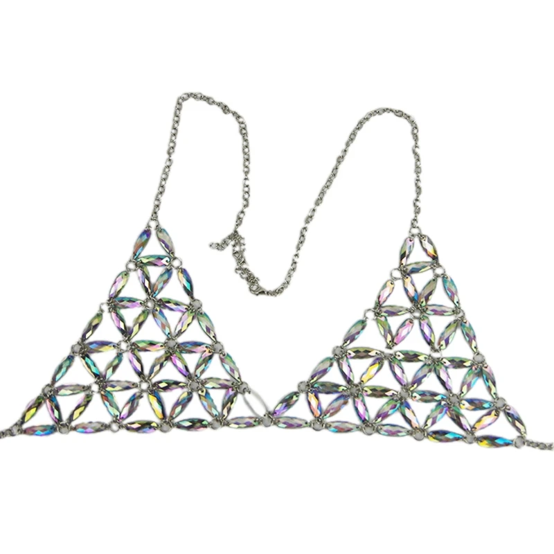Harness Sexy Shiny Crystal Rhinestone Bra Bikini Chest Chain Crop Top Party Nightclub Body Accessories Jewelry
Harness Sexy Shiny Crystal Rhinestone Bra Bikini Chest Chain Crop Top Party Nightclub Body Accessories Jewelry