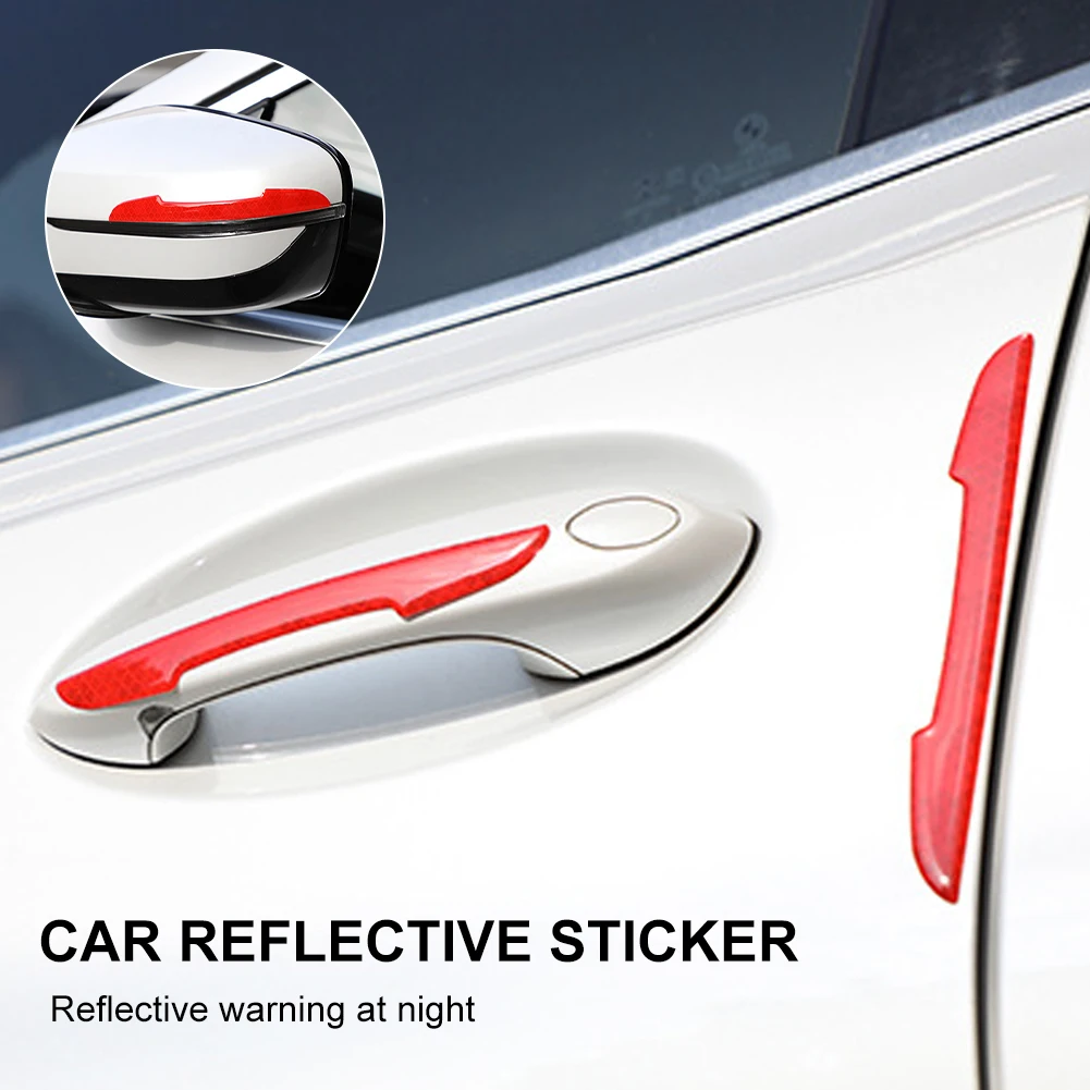 4pcs Universal Car Door Edge Guard Reflective Anti-collision Protection Strips Rearview Mirror Door Handlebar Bumper Protector
4pcs Universal Car Door Edge Guard Reflective Anti-collision Protection Strips Rearview Mirror Door Handlebar Bumper Protector