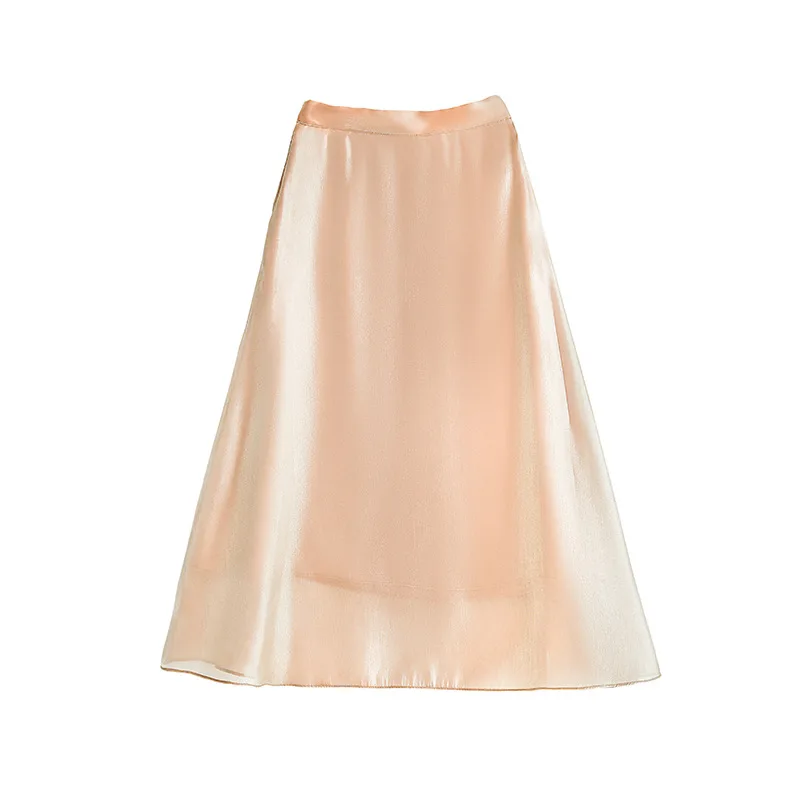 Chohill-iFashion Store Summer Ladies Silk Satin Skirt Luster Pleated Skirt Solid Color Skirts Womens Long Skirts
Chohill-iFashion Store Summer Ladies Silk Satin Skirt Luster Pleated Skirt Solid Color Skirts Womens Long Skirts