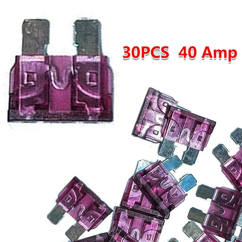 30 PCS Zinc + Plastic 40 Amp ATC Blade Fuses 40A For Cars Truck SUV Audio Purple Automobiles Fus
30 PCS Zinc + Plastic 40 Amp ATC Blade Fuses 40A For Cars Truck SUV Audio Purple Automobiles Fus