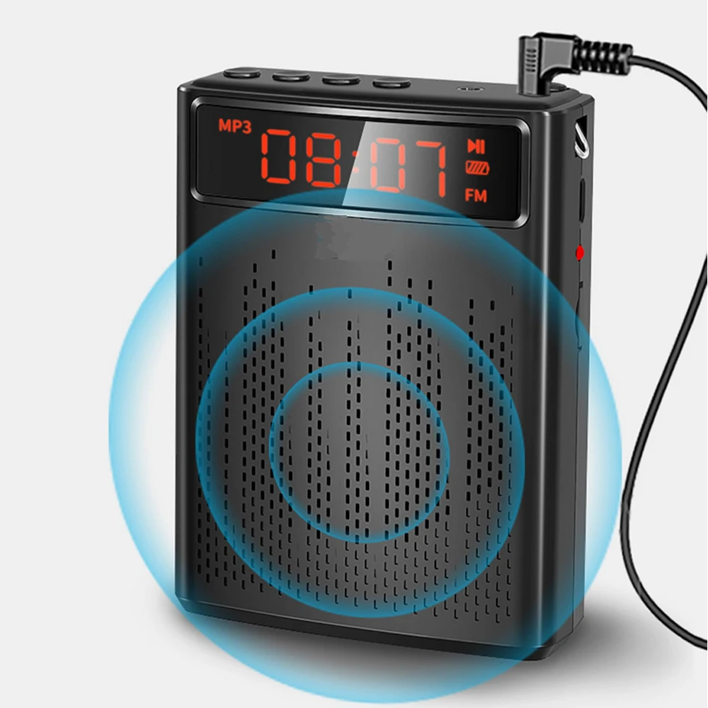 12W Portable Voice Amplifier with Sound-amplifying Music Playing Wired Microphone Headset Speaker for Class Meetings Teachers
12W Portable Voice Amplifier with Sound-amplifying Music Playing Wired Microphone Headset Speaker for Class Meetings Teachers