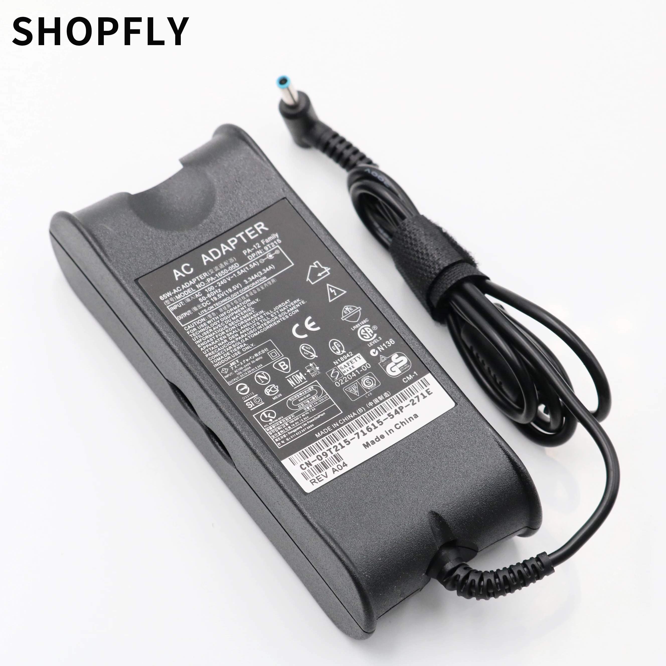 19.5V 3.34A 65W laptop AC power adapter charger for Dell Inspiron 15 3551 3552 3558 5551 5552 5555 5558 5559 7568 P28E P57G
19.5V 3.34A 65W laptop AC power adapter charger for Dell Inspiron 15 3551 3552 3558 5551 5552 5555 5558 5559 7568 P28E P57G