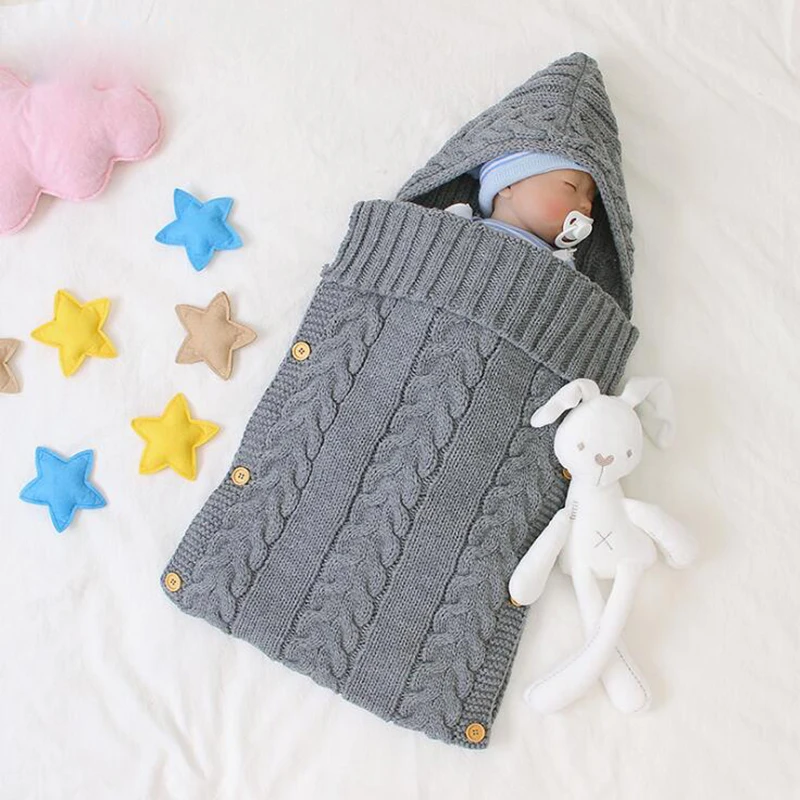 2020 New Autumn Winter Newborn Baby Boy Girl Knit Sleeping Bag Clothes Infant Baby Pure Color Hold Blanket
2020 New Autumn Winter Newborn Baby Boy Girl Knit Sleeping Bag Clothes Infant Baby Pure Color Hold Blanket