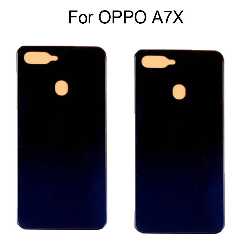 

100% New Battery Back Rear Cover Door Housing For OPPO A7X a7x Battery Back Cover For OPPO A7 X Replacement Parts For OPPOA7X