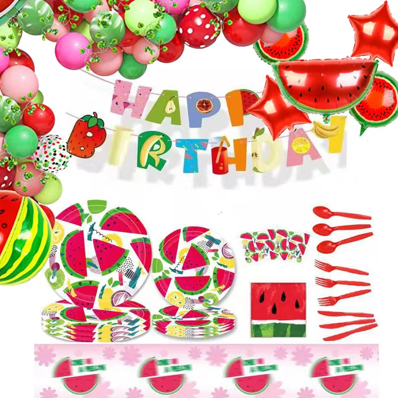 Watermelon Foil Balloon Cartoon Fruit Balloons for Summer Themed Birthday Party Decoration Kid Faovr Baby Shower Party Supplies
Watermelon Foil Balloon Cartoon Fruit Balloons for Summer Themed Birthday Party Decoration Kid Faovr Baby Shower Party Supplies