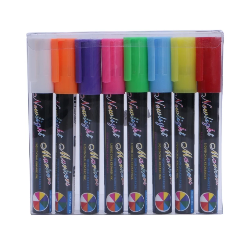 Chalk Markers Chalkboard Erasable Dustless Water-Based Non-Toxic Liquid Pens Set
Chalk Markers Chalkboard Erasable Dustless Water-Based Non-Toxic Liquid Pens Set