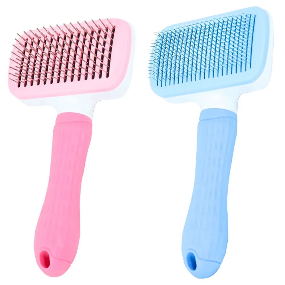1 Pcs Self Cleaning Slicker Brush For Dog And Cat Removes Undercoat Tangled Hair Massages Particle Pet Comb Improves Circulation
1 Pcs Self Cleaning Slicker Brush For Dog And Cat Removes Undercoat Tangled Hair Massages Particle Pet Comb Improves Circulation