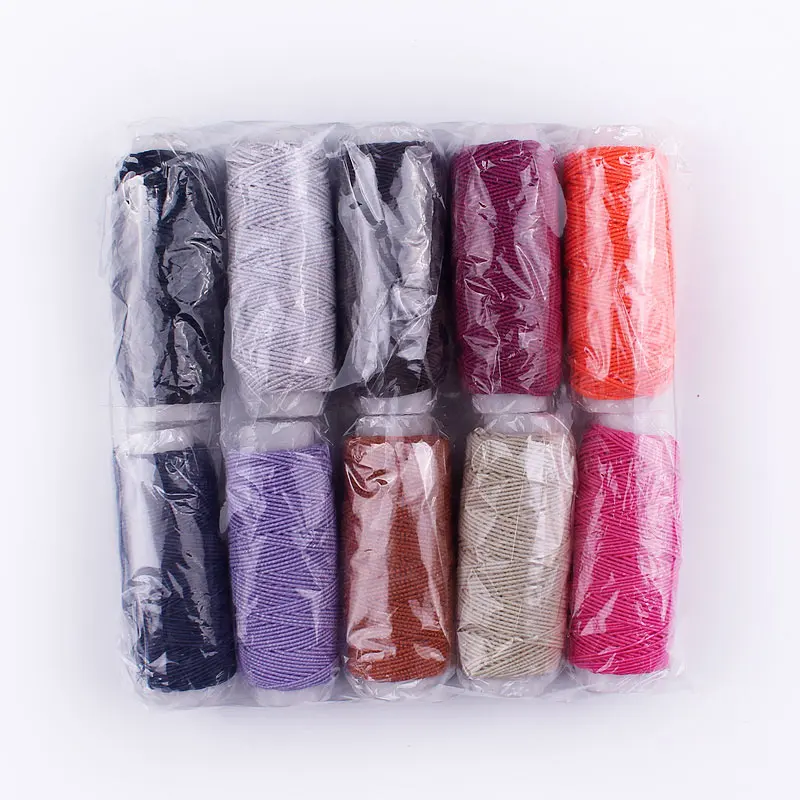 10Roll/Set Colorful Durable Sewing Knitting Thread For Sewing Machines Elastic Thread Set DIY All For Embroidery Accessory 
10Roll/Set Colorful Durable Sewing Knitting Thread For Sewing Machines Elastic Thread Set DIY All For Embroidery Accessory