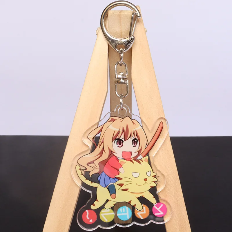 Смешная тигра ×дракон! Брелок Аниме Aisaka Taiga мультяшный персонаж акриловый