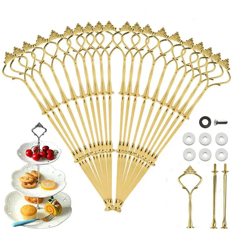 1 Set Multi-Style Practical 2 Or 3 Tier Plate Handle Fitting Hardware Rod Tool Cake Plate Stand Bakeware Cake Tray Stand
1 Set Multi-Style Practical 2 Or 3 Tier Plate Handle Fitting Hardware Rod Tool Cake Plate Stand Bakeware Cake Tray Stand