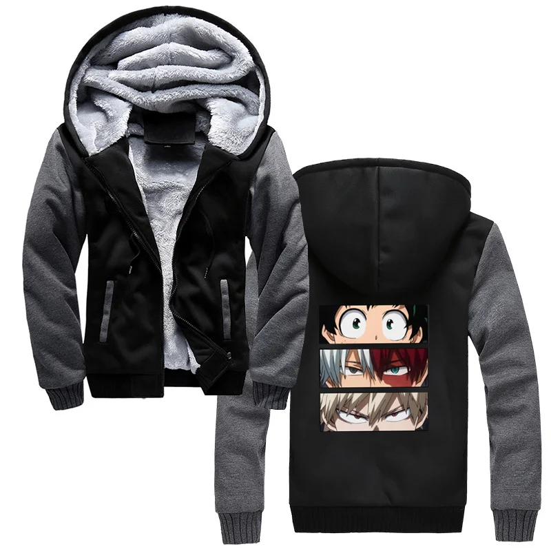 My Hero Academia Hoodie MHA Deku Todoroki And Bakugo Eyes Men Thicken Hooded Hoodies Sweatshirt Streetwear Coat Harajuku
My Hero Academia Hoodie MHA Deku Todoroki And Bakugo Eyes Men Thicken Hooded Hoodies Sweatshirt Streetwear Coat Harajuku