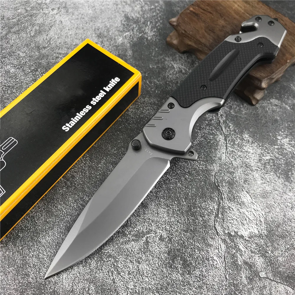 FA18-1 & B103 Pocket Folding Knife Stainless Steel Blade G10 Handle Outdoor Portable Jackknife Bushcraft EDC Hunting Survival
FA18-1 & B103 Pocket Folding Knife Stainless Steel Blade G10 Handle Outdoor Portable Jackknife Bushcraft EDC Hunting Survival