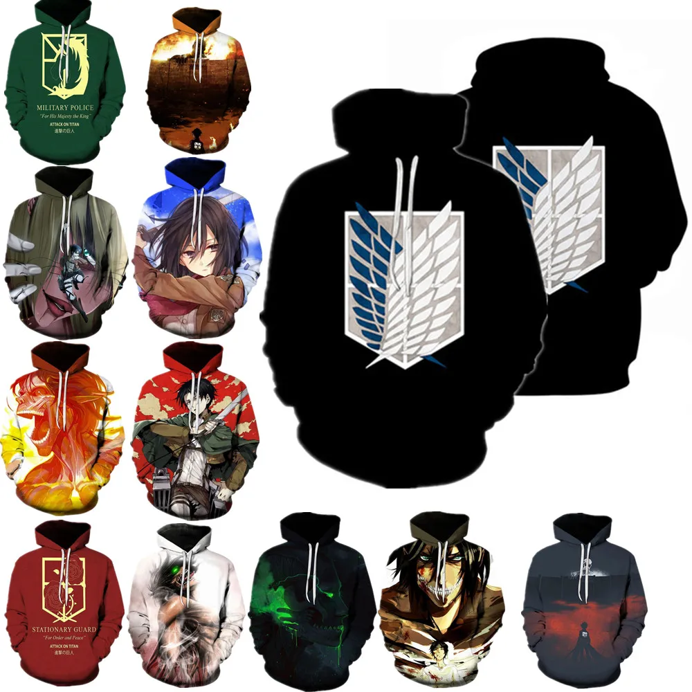 Attack On Titan Hoodie Cosplay Japanese Anime Printing Pullover Teen Unisex Male Sweatshirts Long Sleeve Hip Hop Couple Clothes
Attack On Titan Hoodie Cosplay Japanese Anime Printing Pullover Teen Unisex Male Sweatshirts Long Sleeve Hip Hop Couple Clothes