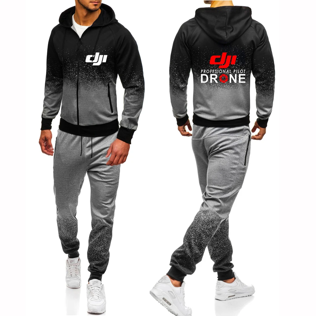Men's Set DJI Professional Pilot Drone Logo Suits Gradient Flesh Hoodies Sweatpant Sets Harajuku Popular Sports Jackets
Men's Set DJI Professional Pilot Drone Logo Suits Gradient Flesh Hoodies Sweatpant Sets Harajuku Popular Sports Jackets
