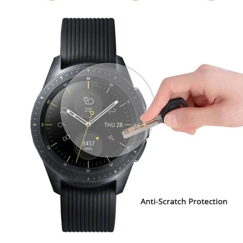 3pc Soft Clear Protective Film Guard (Not Glass) For Samsung Galaxy Watch 42MM 46MM Sport Smartwatch Full Screen Protector Cover
3pc Soft Clear Protective Film Guard (Not Glass) For Samsung Galaxy Watch 42MM 46MM Sport Smartwatch Full Screen Protector Cover
