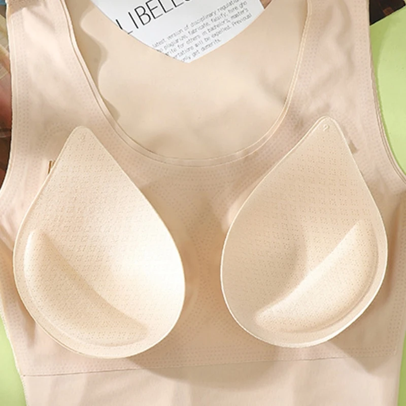 Women Seanless Front Buckle Bra Wireless Push Up Posture Corrector Tank Top Vest D08E
Women Seanless Front Buckle Bra Wireless Push Up Posture Corrector Tank Top Vest D08E