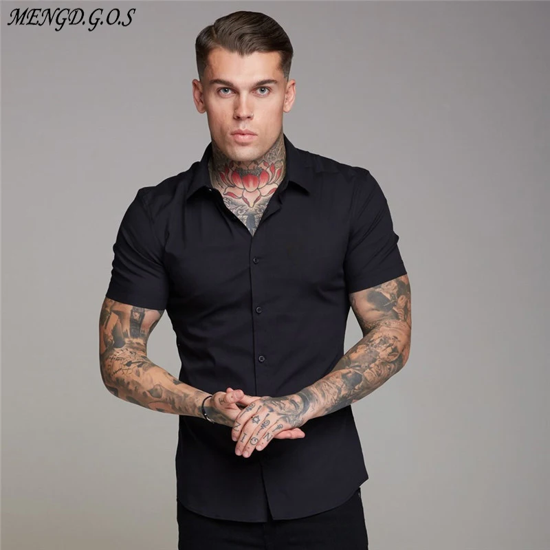 Streetwear Summer Men's Shirt 2019 Men's Fashion Casual Short Sleeve Shirt Slim Men's Social Business Shirt Brand Men's Clothing
Streetwear Summer Men's Shirt 2019 Men's Fashion Casual Short Sleeve Shirt Slim Men's Social Business Shirt Brand Men's Clothing