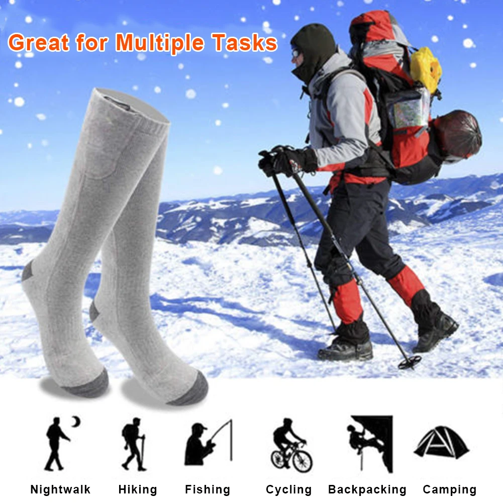 2021Rechargeable Electric Heating Warm Socks Adjustable Temperature Lithium Battery Infrared Sport Socks For Unisex Foot Warmer
2021Rechargeable Electric Heating Warm Socks Adjustable Temperature Lithium Battery Infrared Sport Socks For Unisex Foot Warmer