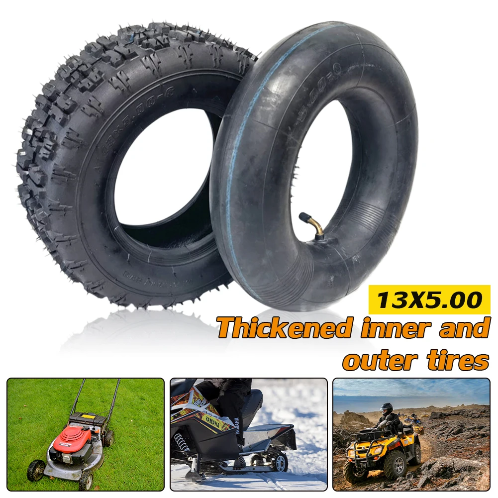 13x5.00-6 Tube Tyre Inner Tube Outer Tires 13*5.00-6 Tyre for Karting Electric Scooter Agricultural Snow Sweeper Parts Dropship
13x5.00-6 Tube Tyre Inner Tube Outer Tires 13*5.00-6 Tyre for Karting Electric Scooter Agricultural Snow Sweeper Parts Dropship