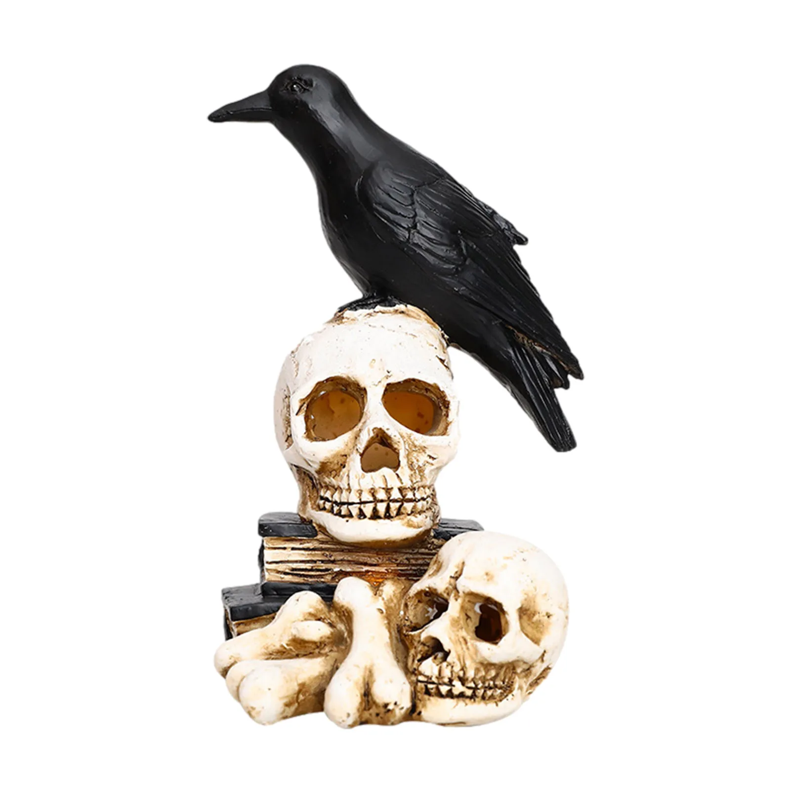 Resin European Crow Skull Figurines Fashion Home Decor Creative Statue Ornaments Halloween Skulls Decoration For Bar Charmingly
Resin European Crow Skull Figurines Fashion Home Decor Creative Statue Ornaments Halloween Skulls Decoration For Bar Charmingly