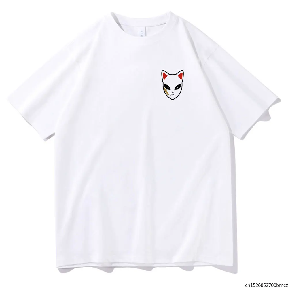 Anime Demon Slayer Tshirt Cool Sabito Mask Pattern Print Tee Short Sleeve Women Hip Hop Street Style T Shirt
Anime Demon Slayer Tshirt Cool Sabito Mask Pattern Print Tee Short Sleeve Women Hip Hop Street Style T Shirt