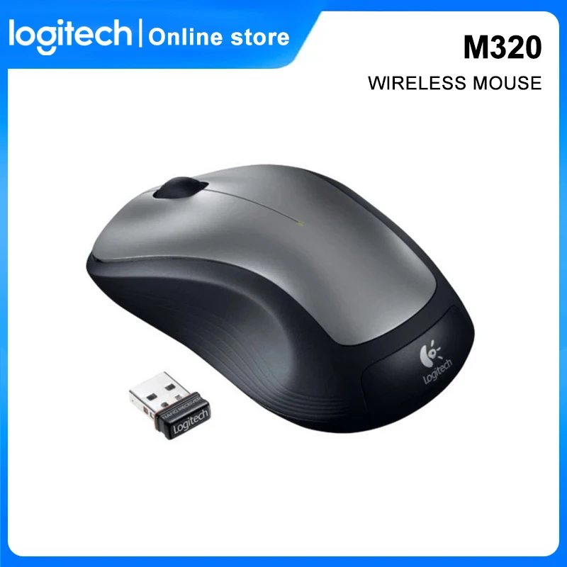 Logitech M320 Wireless Mouse 2.4G With USB Nano Receiver 1000DPI Optical Mice Office For Laptop PC Computer Mice
Logitech M320 Wireless Mouse 2.4G With USB Nano Receiver 1000DPI Optical Mice Office For Laptop PC Computer Mice