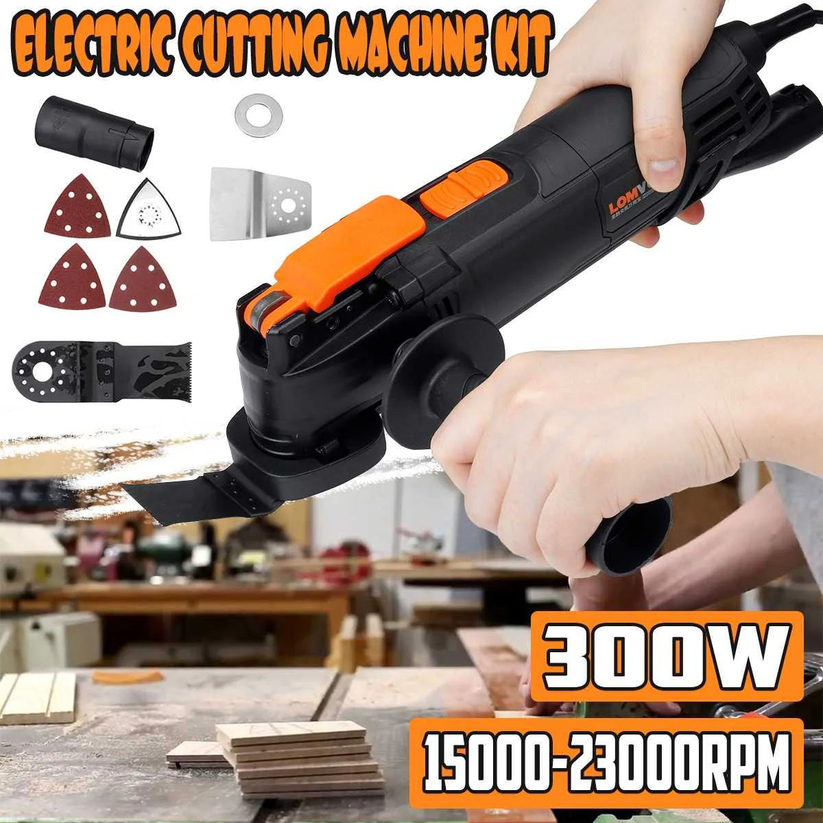 Electric Trimmer Saw Renovation Power Tool Machine Multi-function Tool Oscillating Tool
Electric Trimmer Saw Renovation Power Tool Machine Multi-function Tool Oscillating Tool