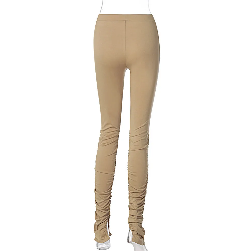 VS&LLWQ Sweatpants Women Elastic Solid Color High Waist Ruched Slit Trousers Casual Long Stacked Pants Autumn Spring Trousers
VS&LLWQ Sweatpants Women Elastic Solid Color High Waist Ruched Slit Trousers Casual Long Stacked Pants Autumn Spring Trousers