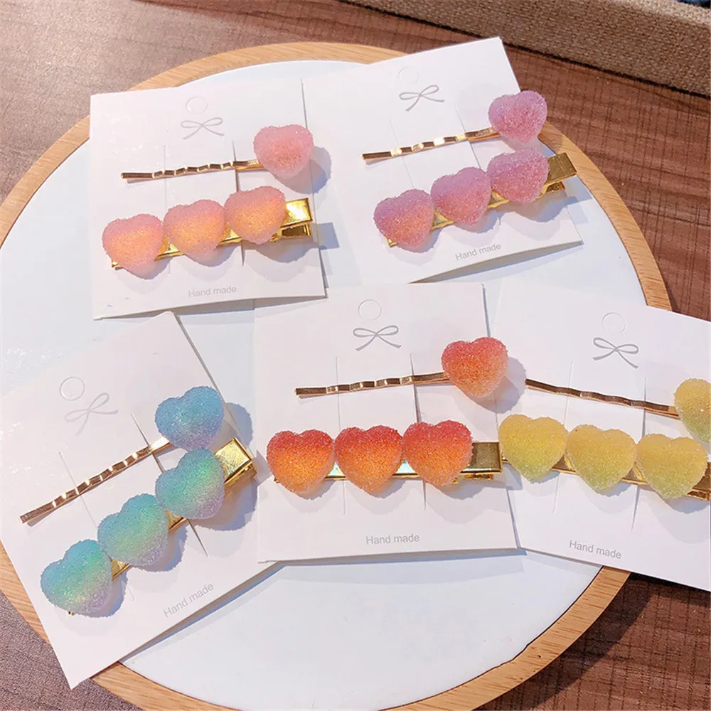 2 Pcs Soft Candy Pure Color Peach Heart Clip Duckbill Clip Set Small Fresh Hair Accessories
2 Pcs Soft Candy Pure Color Peach Heart Clip Duckbill Clip Set Small Fresh Hair Accessories