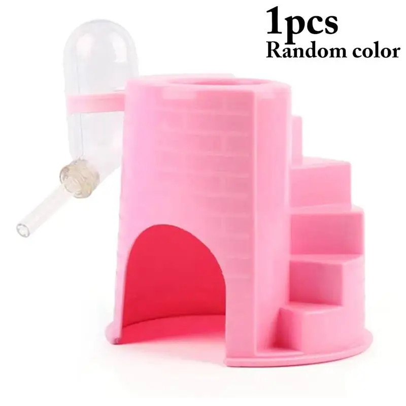 Plastic Hamster House Toy For Small Animals Climbing Exercise Castle Huts With Feeding Water Bottle Gerbil Guinea Pig Supplies
Plastic Hamster House Toy For Small Animals Climbing Exercise Castle Huts With Feeding Water Bottle Gerbil Guinea Pig Supplies