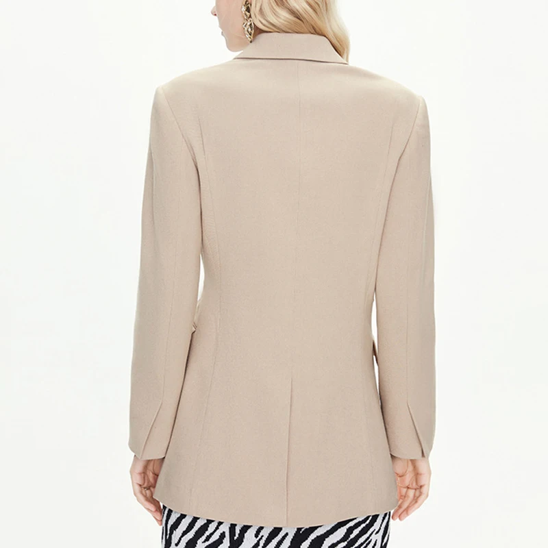 SISPELL Patchwork Metal Buckle Belt Women's Blazer Coat Lapel Collar Long Sleeve High Waist Loose Fro Female Casual Coats 2020
SISPELL Patchwork Metal Buckle Belt Women's Blazer Coat Lapel Collar Long Sleeve High Waist Loose Fro Female Casual Coats 2020