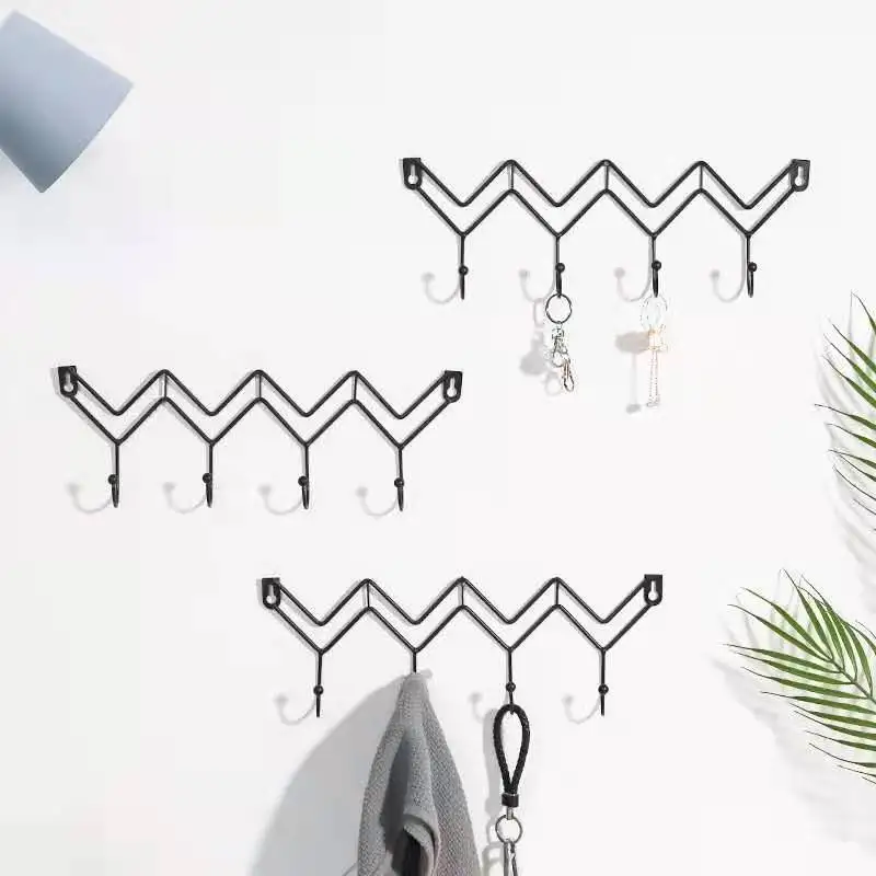 Decorative Iron Wall Key Rack Holder with 5 Hooks Home Decoration Racks Hanger Keys Hooks Mounted Hanging Home Decor Organizer
Decorative Iron Wall Key Rack Holder with 5 Hooks Home Decoration Racks Hanger Keys Hooks Mounted Hanging Home Decor Organizer