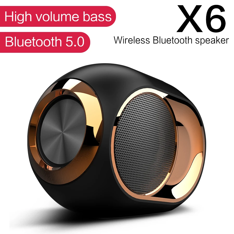 Новинка 2020 Bluetooth Беспроводная колонка Hi-Fi Портативная сабвуфер s поддержка