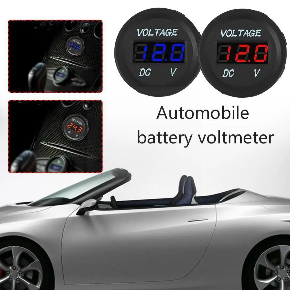 New Modified Car Battery Voltmeter DC LED Digital Display Car Panel Monitor Voltmeter Current 5-48V Voltage Motorc K2X2
New Modified Car Battery Voltmeter DC LED Digital Display Car Panel Monitor Voltmeter Current 5-48V Voltage Motorc K2X2