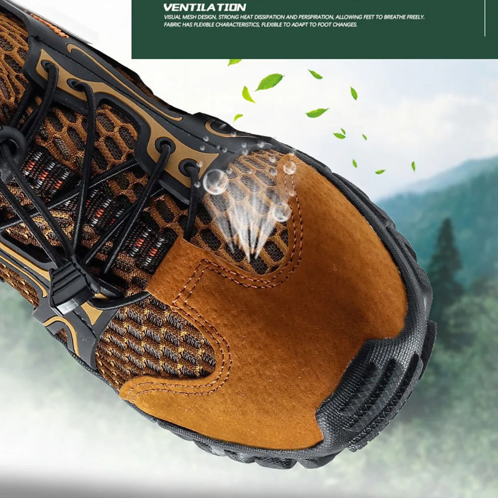 Outdoor Rock Climbing Hiking Shoes Mesh Shoes Large Size Hiking Shoes Men's Trail Running Shoes
Outdoor Rock Climbing Hiking Shoes Mesh Shoes Large Size Hiking Shoes Men's Trail Running Shoes