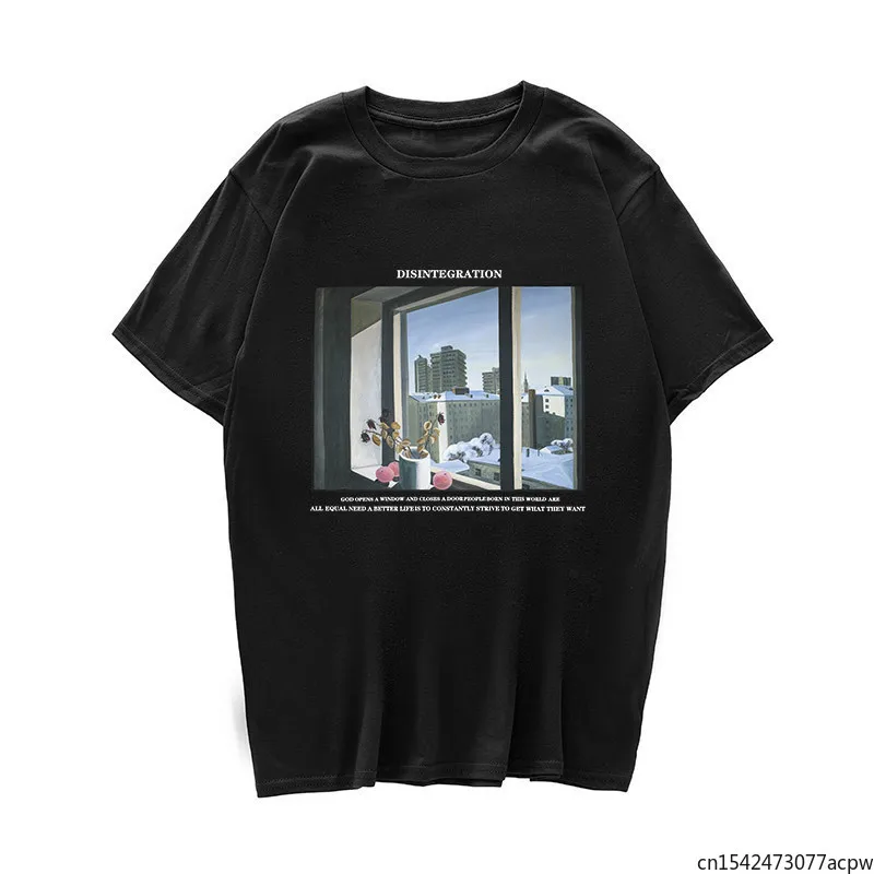 Window Landscape Printing Short-sleeved T-shirt Harajuku Casual Streetwear T-shirt Hip-hop Fashion Summer Top Unisex Tee
Window Landscape Printing Short-sleeved T-shirt Harajuku Casual Streetwear T-shirt Hip-hop Fashion Summer Top Unisex Tee