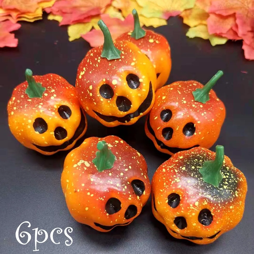 6Pcs Halloween Artificial Mini Foam Pumpkin Simulation Props Party Halloween Home Decor Halloween Festival Party Decor Supplies
6Pcs Halloween Artificial Mini Foam Pumpkin Simulation Props Party Halloween Home Decor Halloween Festival Party Decor Supplies