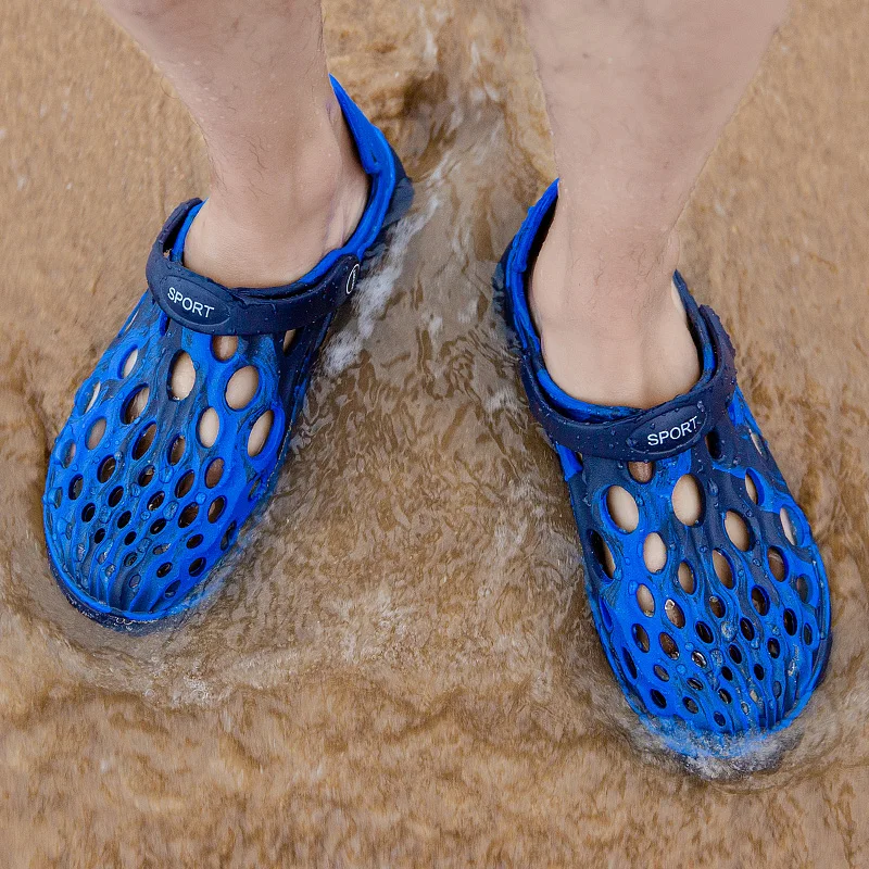 Men Beach Shoes 2021 Summer Outdoor Garden Sandals Women Hollow Out Sport Slippers Unisex Lightweight Clogs Flip Flops Flats 
Men Beach Shoes 2021 Summer Outdoor Garden Sandals Women Hollow Out Sport Slippers Unisex Lightweight Clogs Flip Flops Flats