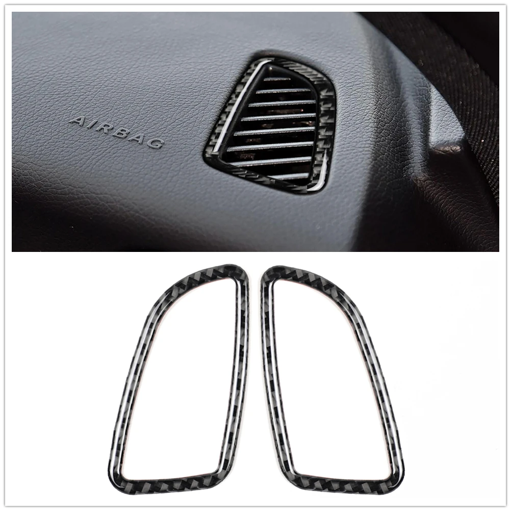 For Mercedes-Benz C GLC Class Carbon Fiber Look Car Interior Front Dash Board Side Air Vent Dashboard Outlet Trim Frame Cover
For Mercedes-Benz C GLC Class Carbon Fiber Look Car Interior Front Dash Board Side Air Vent Dashboard Outlet Trim Frame Cover