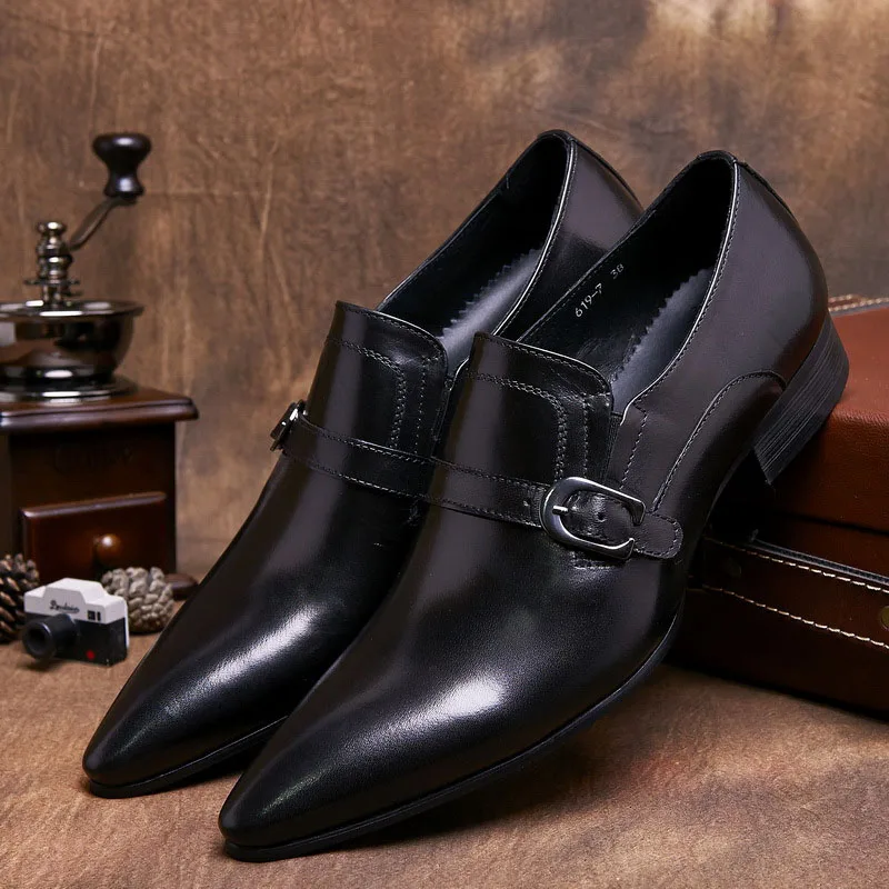 Fashion Man Formal Dress Shoes High Quality Breathable Pointed Toe Leather Men Shoes Business Oxford Shoes Men Wedding Shoes B58
Fashion Man Formal Dress Shoes High Quality Breathable Pointed Toe Leather Men Shoes Business Oxford Shoes Men Wedding Shoes B58