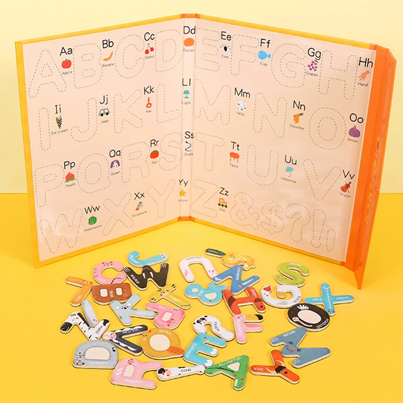 Children 26 English abc letter/alphabet animal puzzles blackboard refrigerator magnet enigma early learning educational toys
Children 26 English abc letter/alphabet animal puzzles blackboard refrigerator magnet enigma early learning educational toys