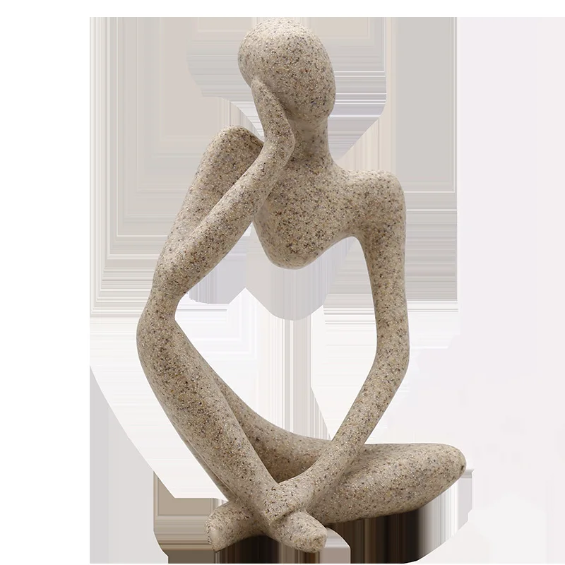 Nordic creative home decoration living room room office sandstone figure figure decoration
Nordic creative home decoration living room room office sandstone figure figure decoration